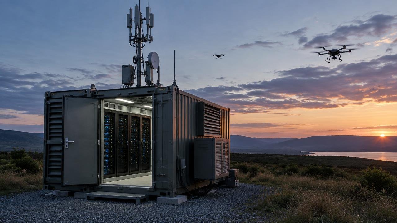 Edge Data Centers for Drone Communications: Faster, Safer Links